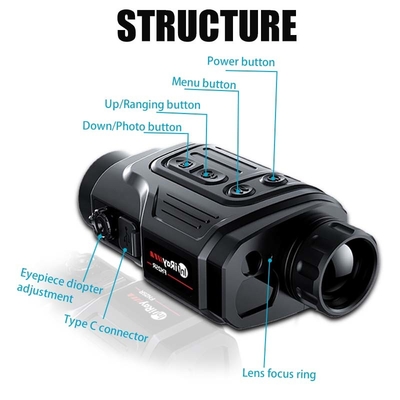 Alta resolución monocular termal de búsqueda termal de InfiRay de la visión nocturna monocular de FH25R
